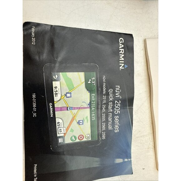 Garmin Nuvi 2505 Series GPS Unit Bundle Includes Cables And Carry Case Tested - Picture 3 of 8